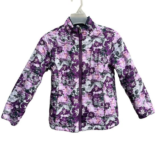 Swiss Tech Kids Jacket - Purple and White - Picture 2 of 13
